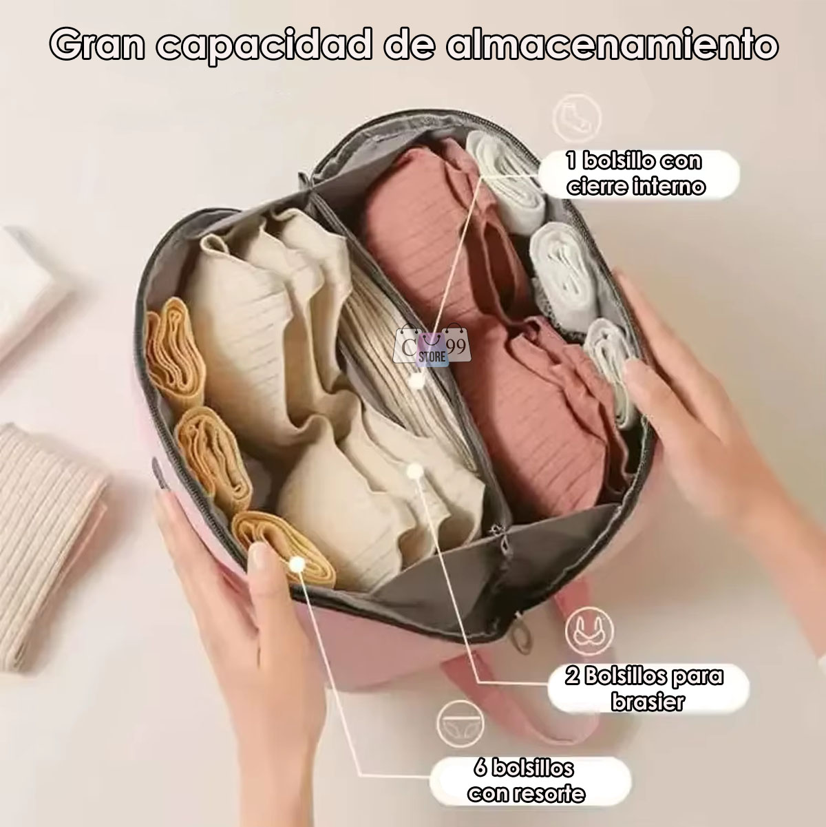 Miniatura 4 de Bolso De Almacenamiento De Ropa Interior